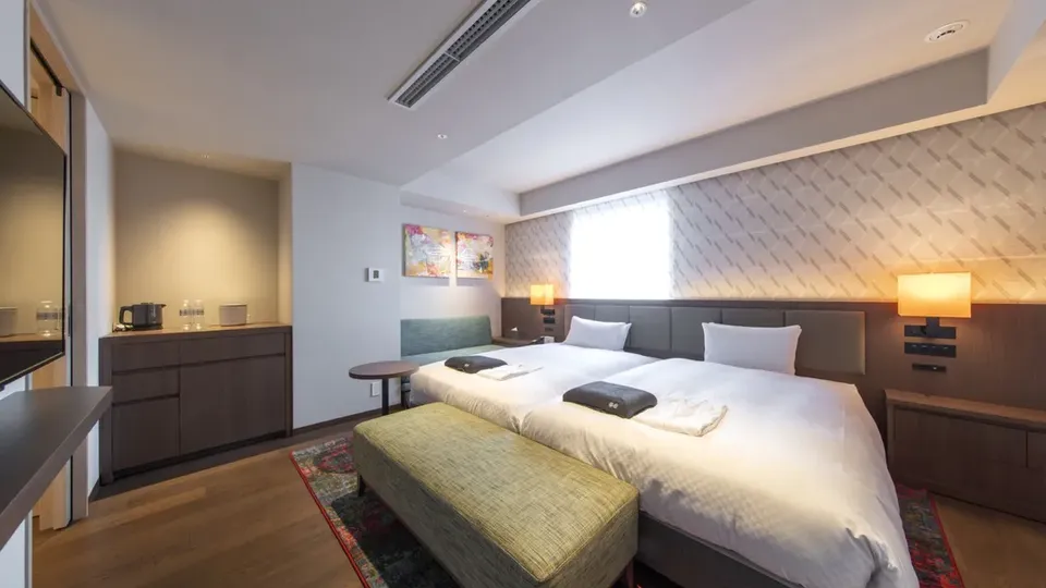 名古屋親子住宿推薦｜名古屋榮Forza飯店-標準雙人房 - 附設兩張單人床