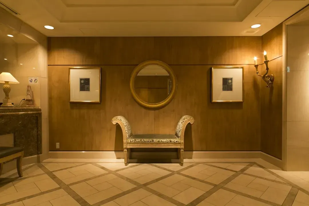 Interior entrance