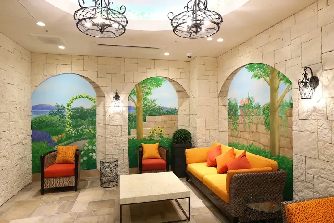 Lobby sitting area