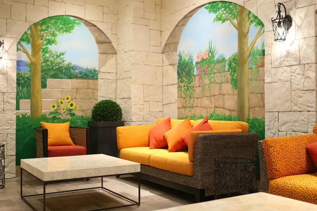Lobby sitting area