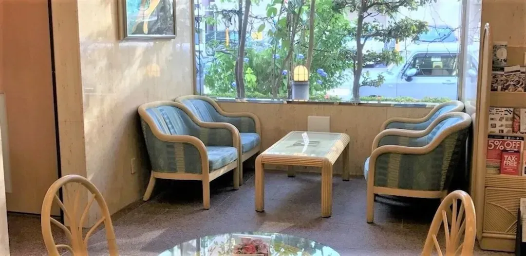Lobby sitting area