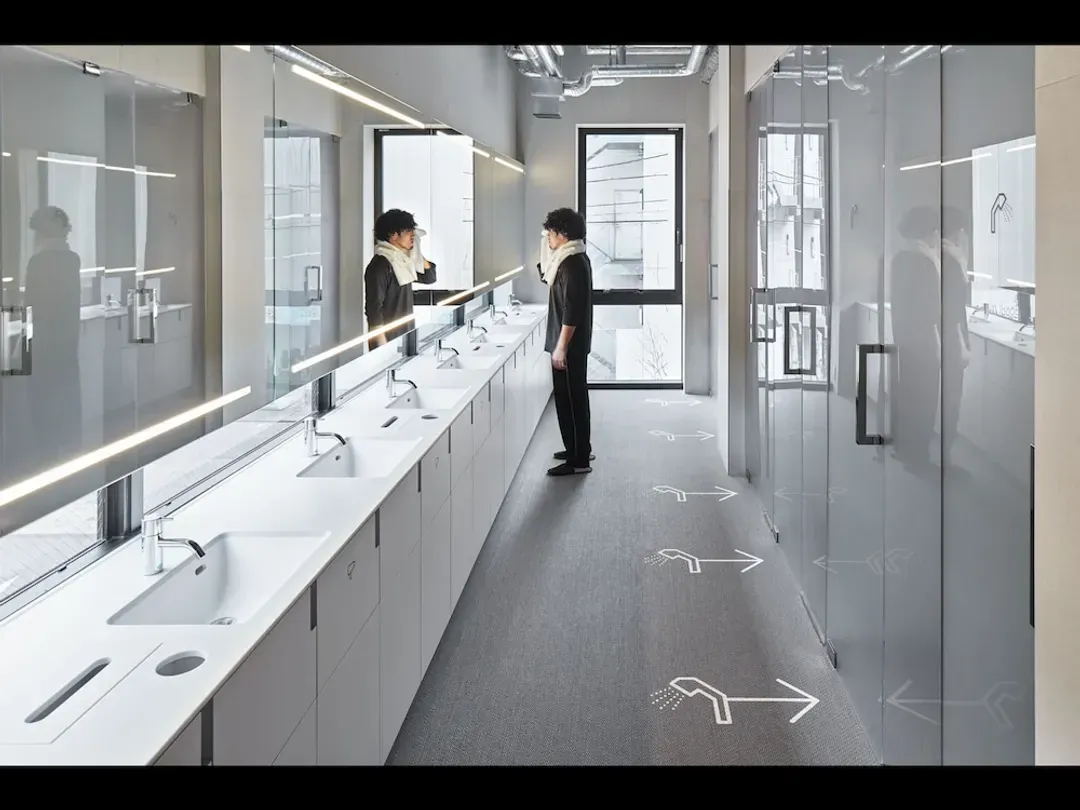 Shared bathroom