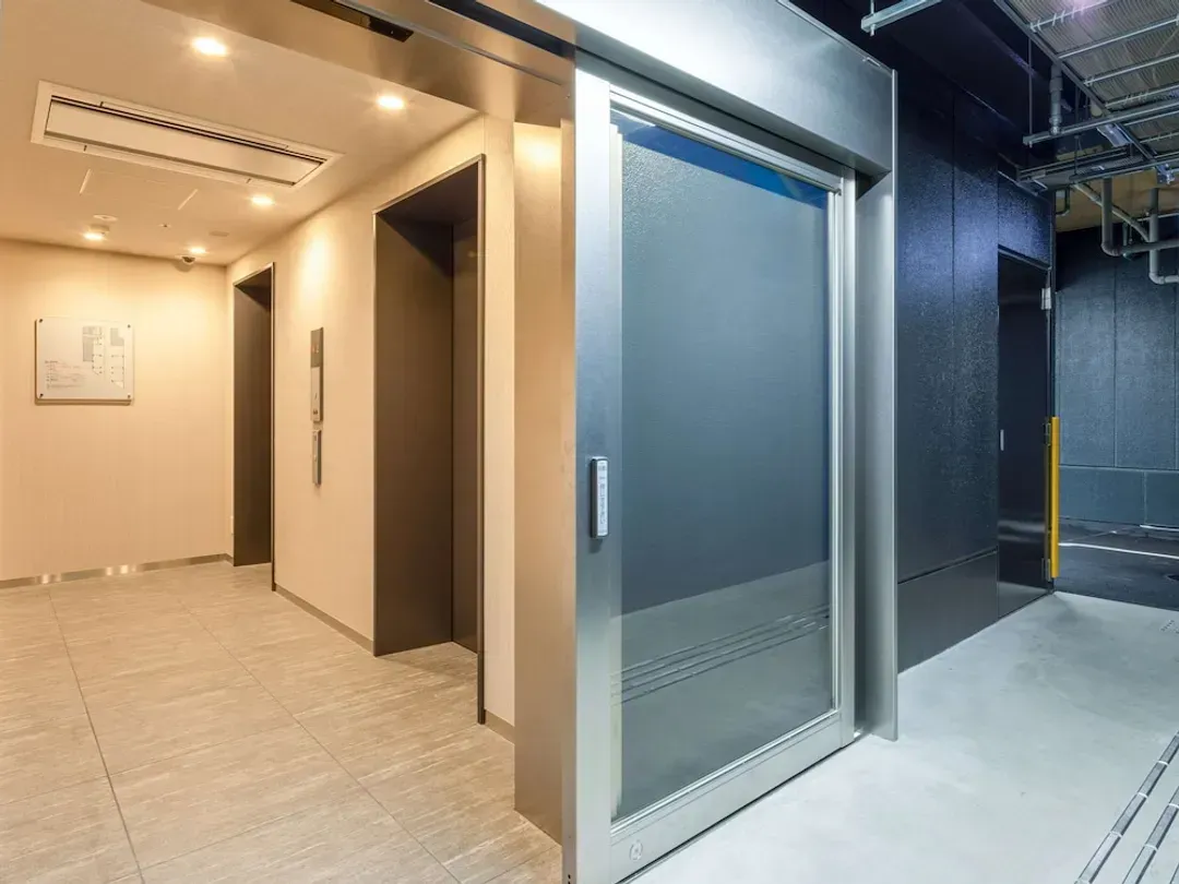 Interior entrance