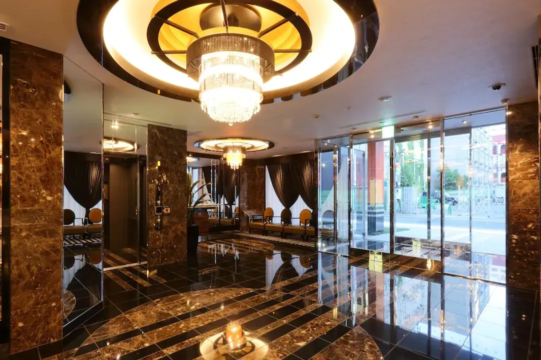 Interior entrance