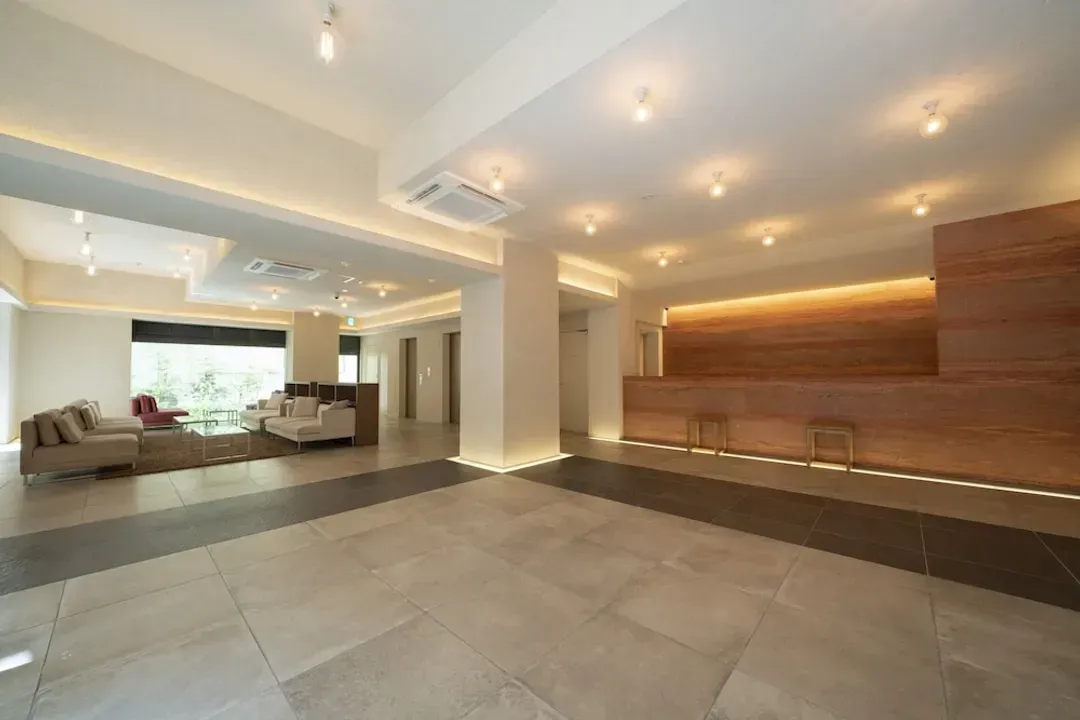Interior entrance