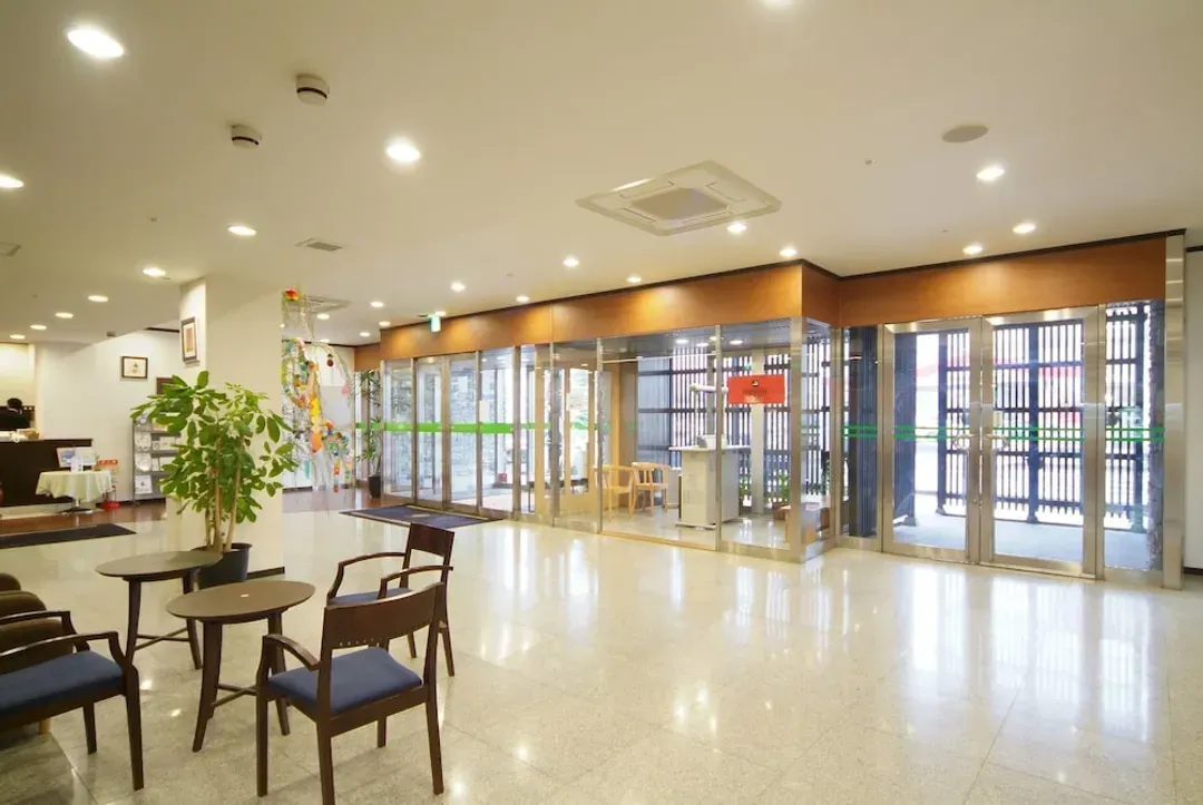 Interior entrance