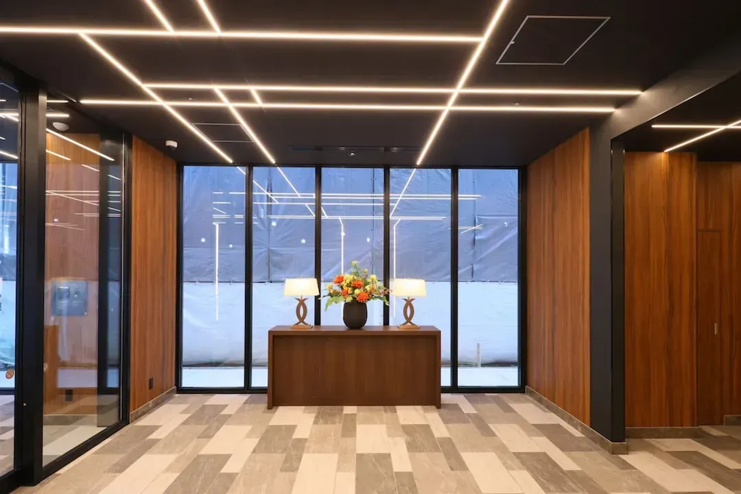 Interior entrance