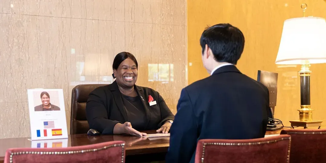 Concierge desk