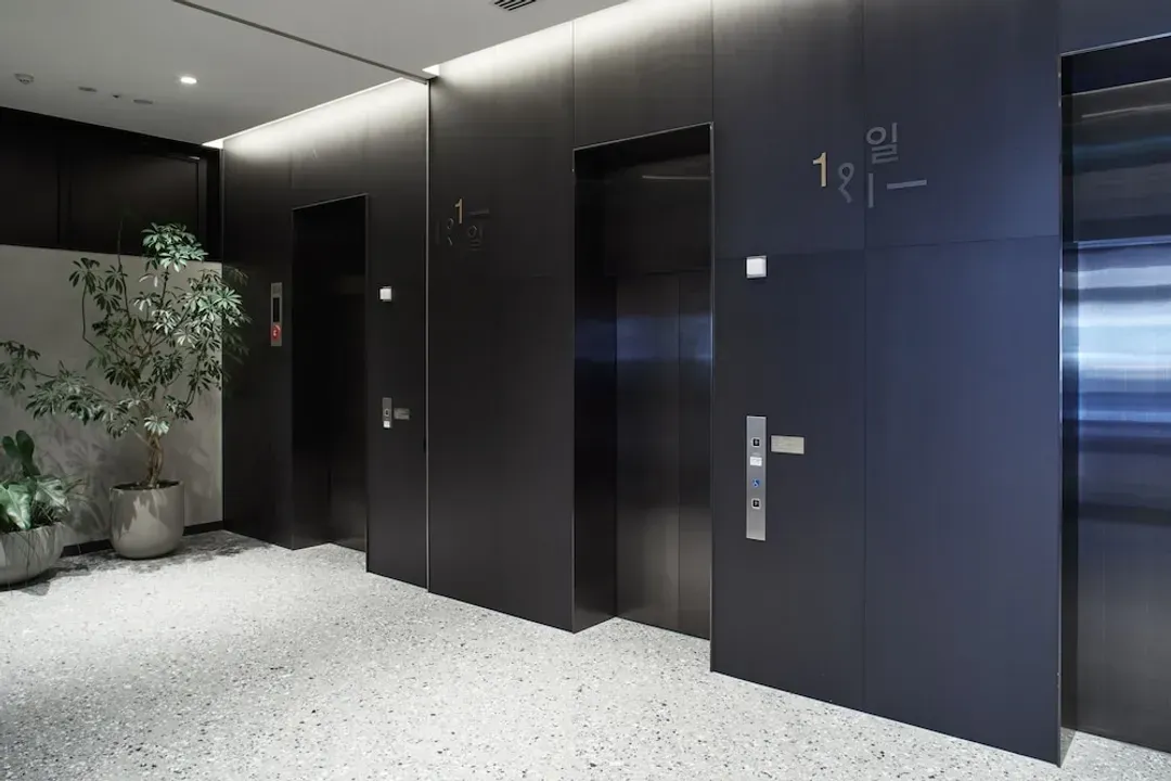 Interior entrance