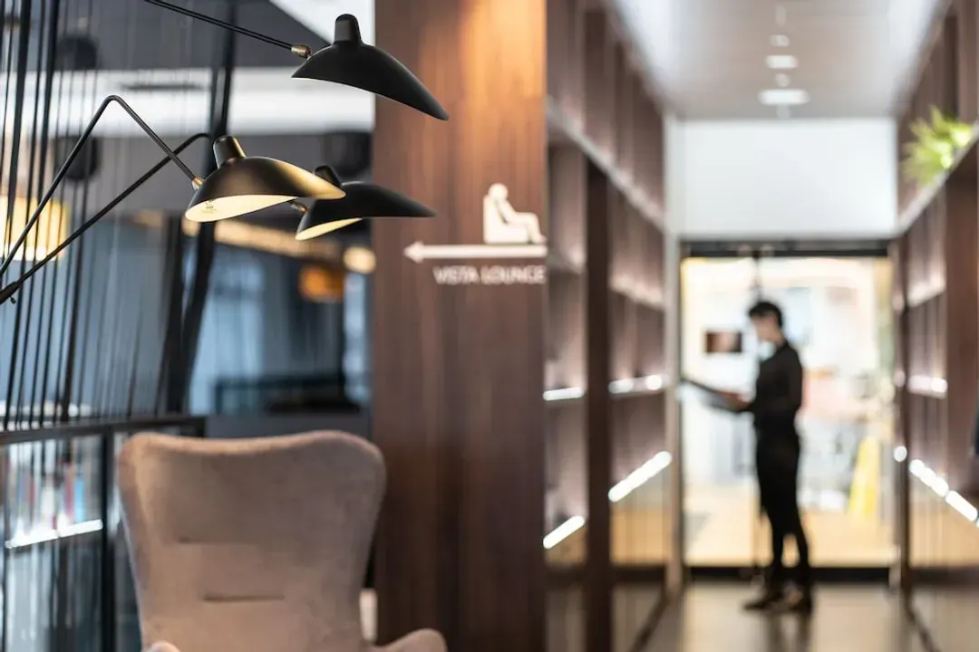 Lobby sitting area