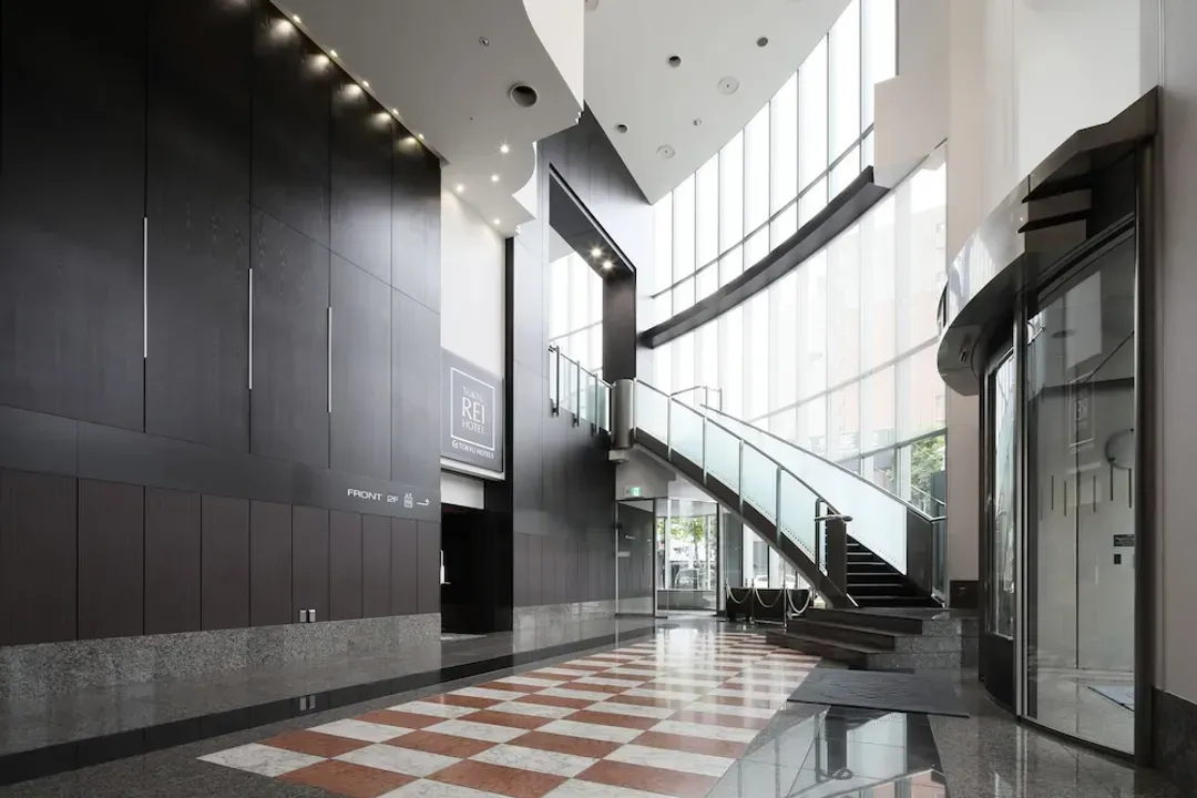 Interior entrance
