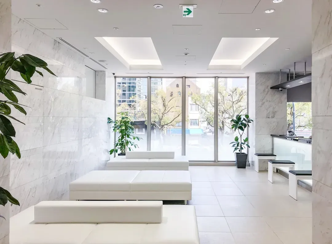 Lobby sitting area