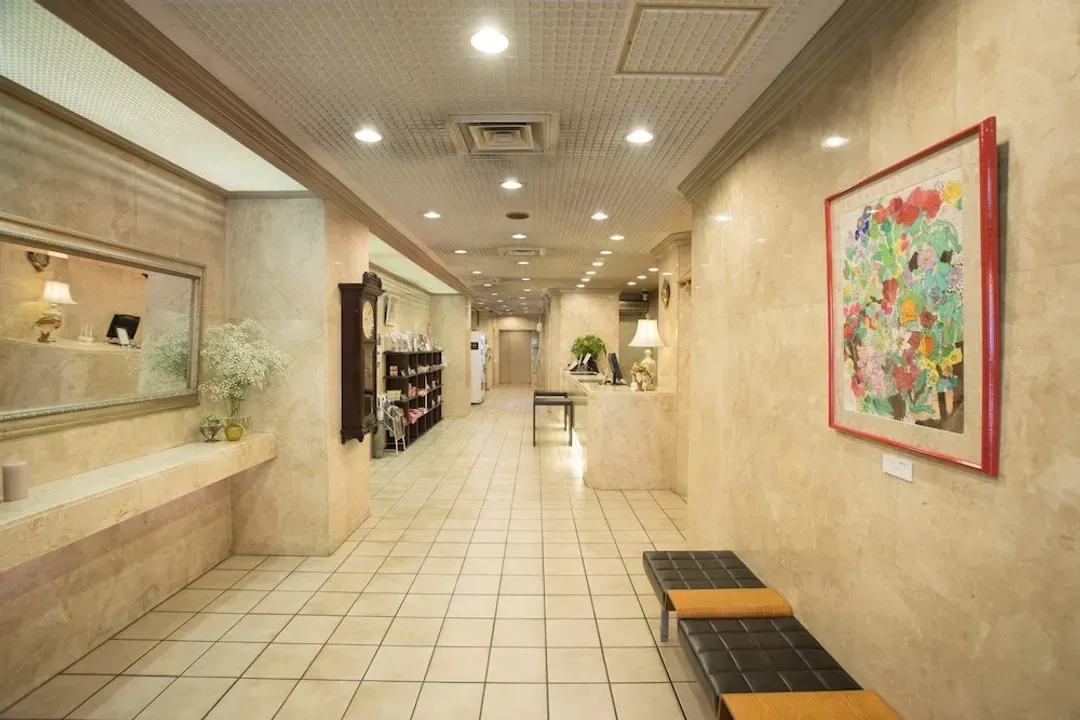 Interior entrance