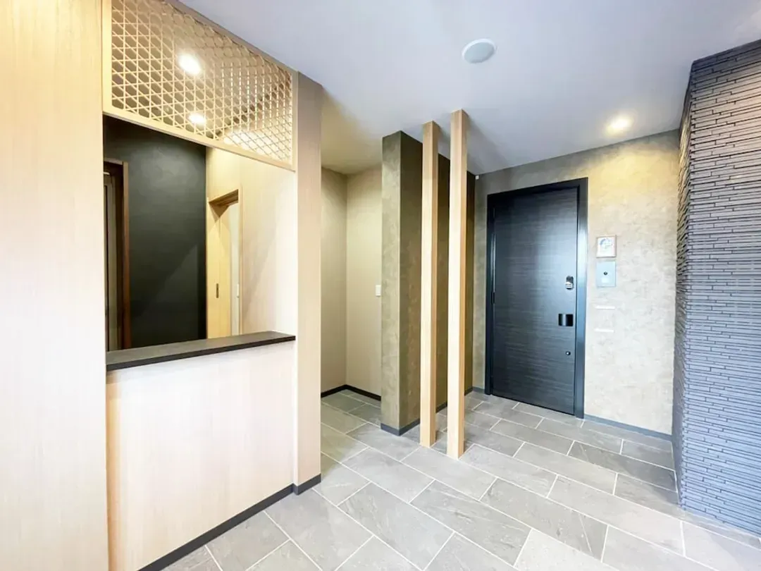 Interior entrance