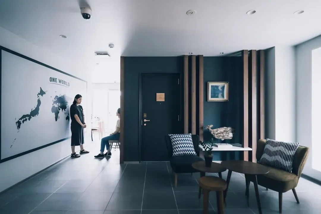 Lobby sitting area