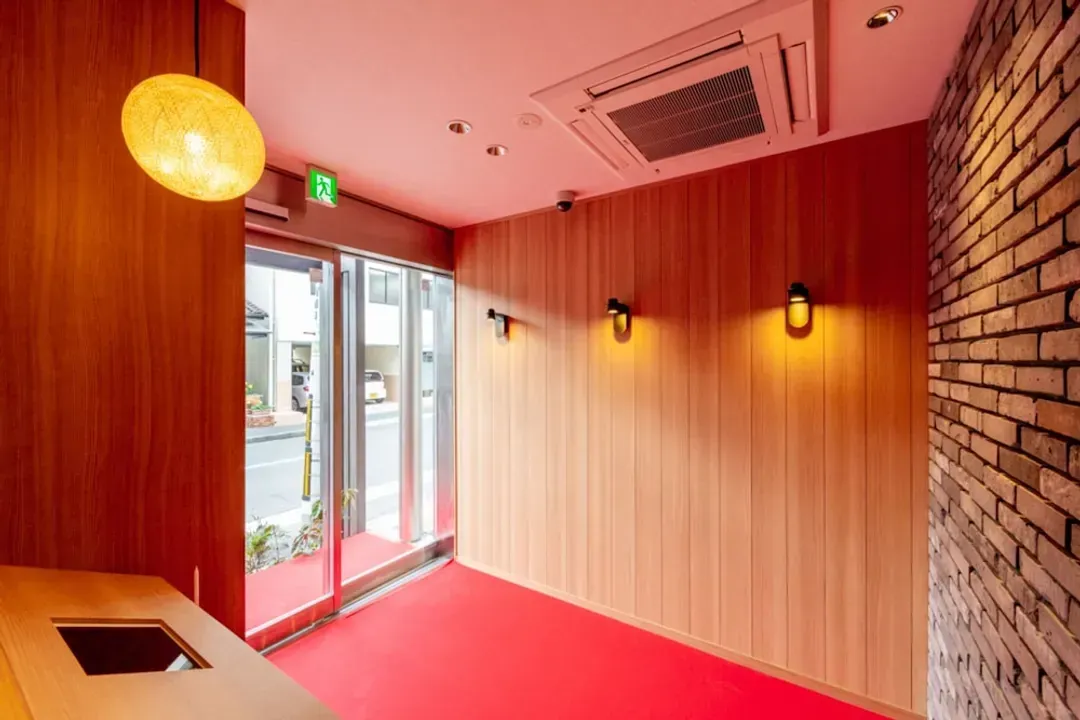 Interior entrance