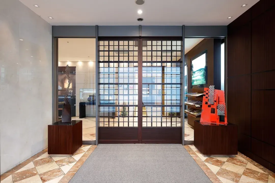 Interior entrance