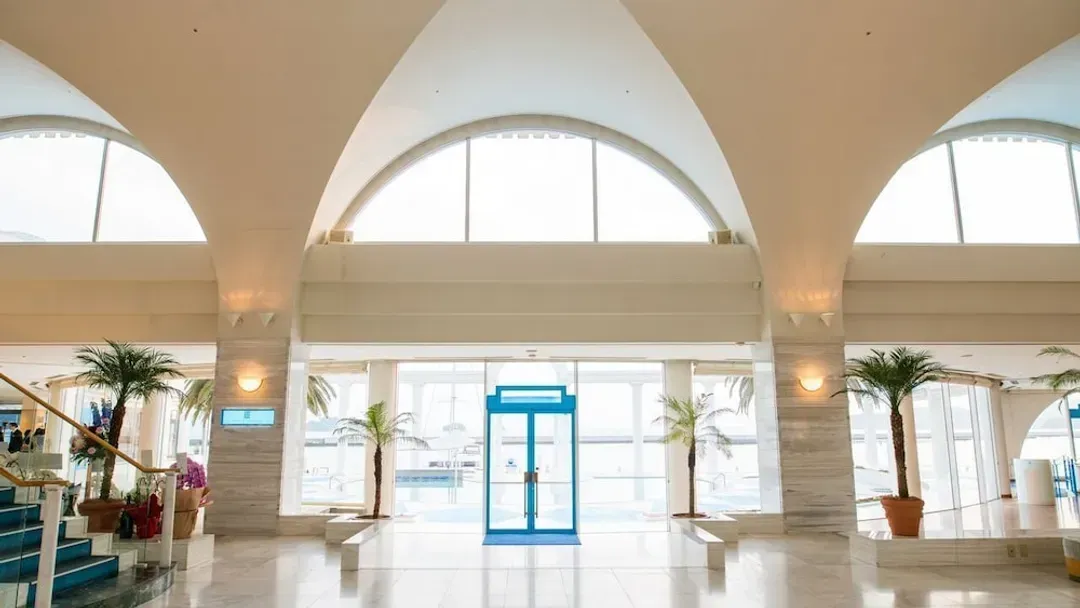 Interior entrance