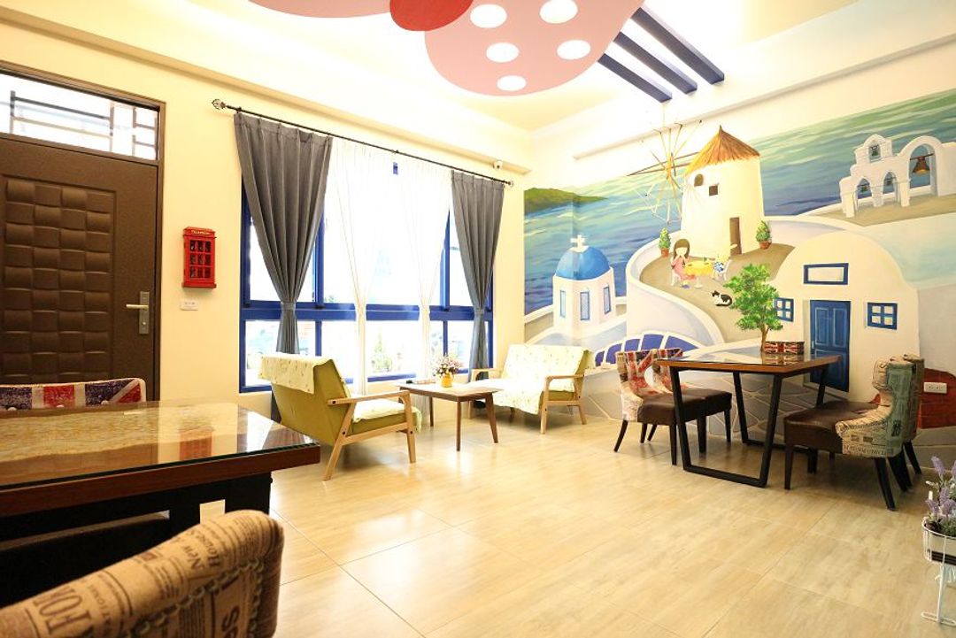 Haiyun Club bed and breakfast | Chihpen hot spring area Mediterranean style