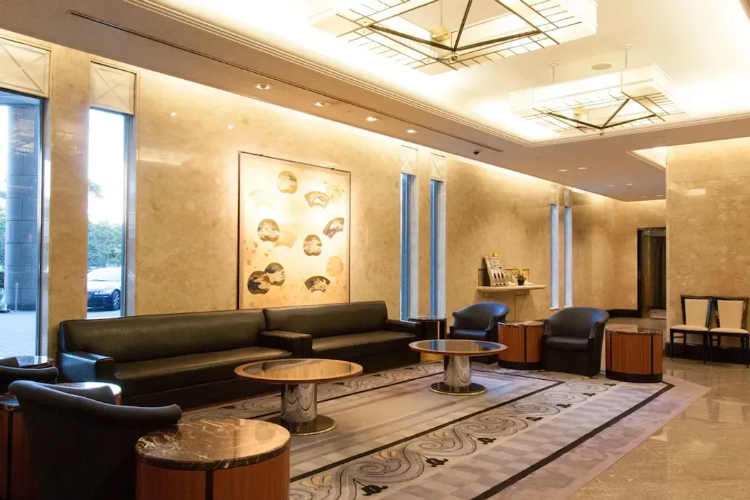 Lobby sitting area