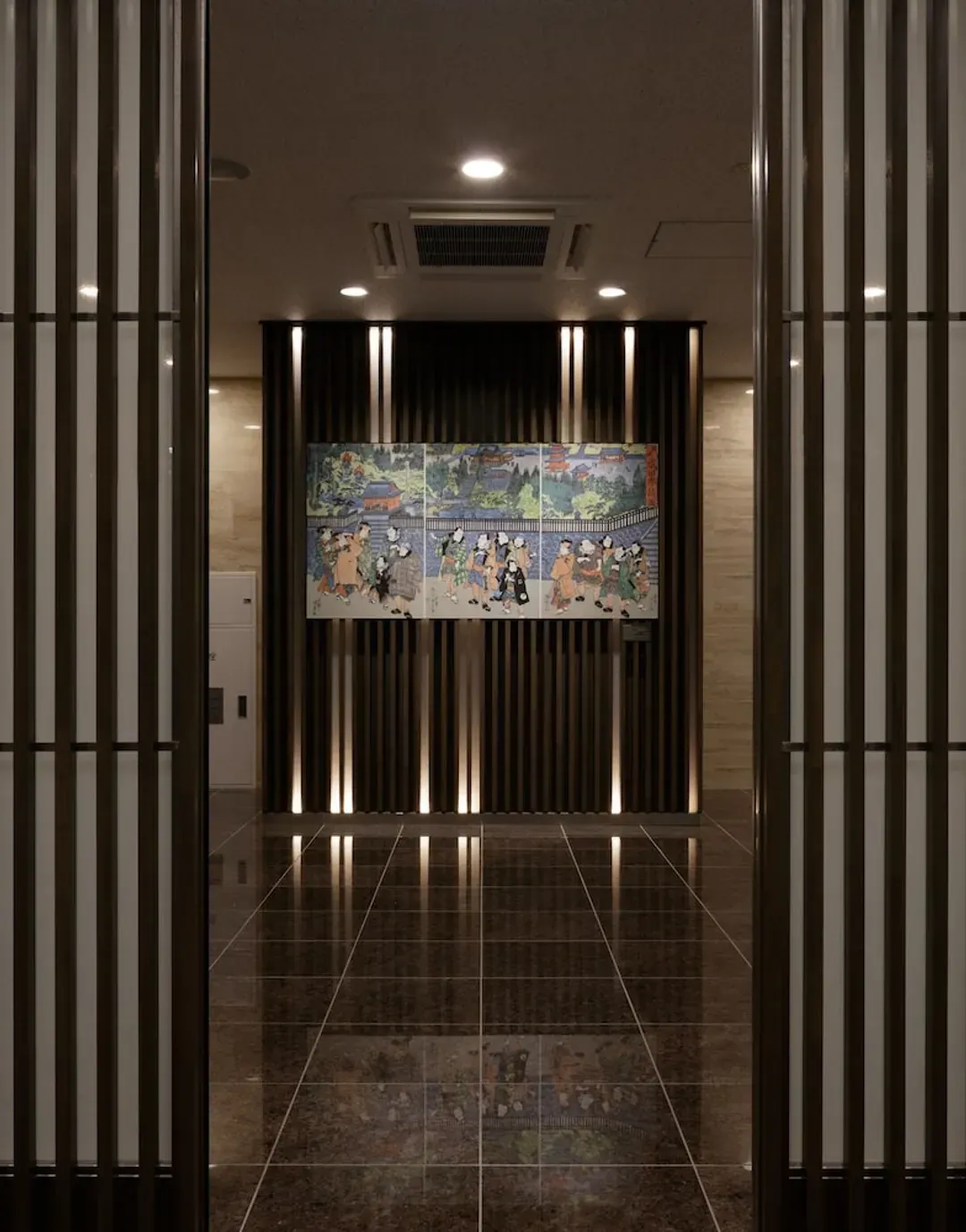 Interior entrance