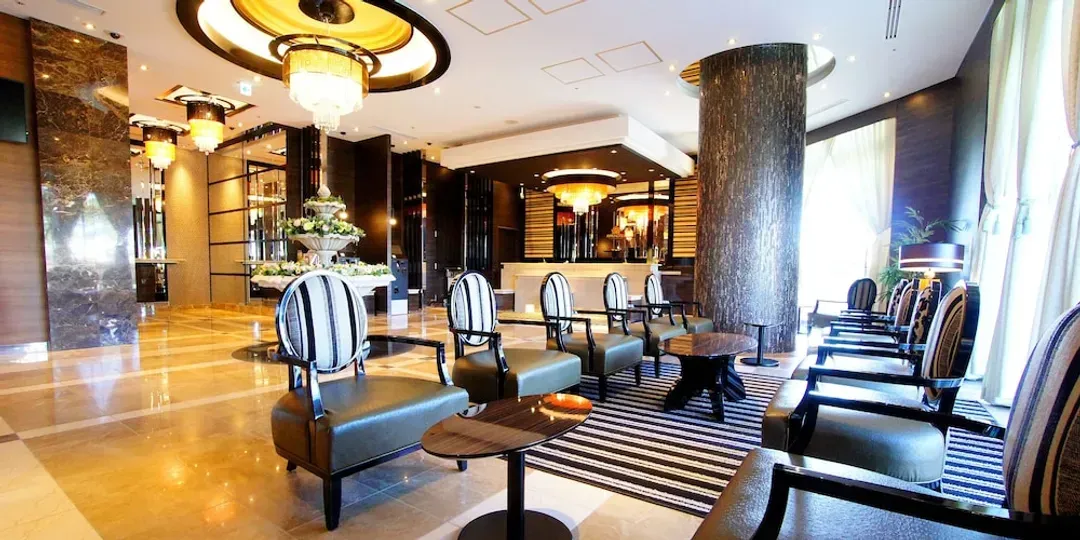 Lobby sitting area