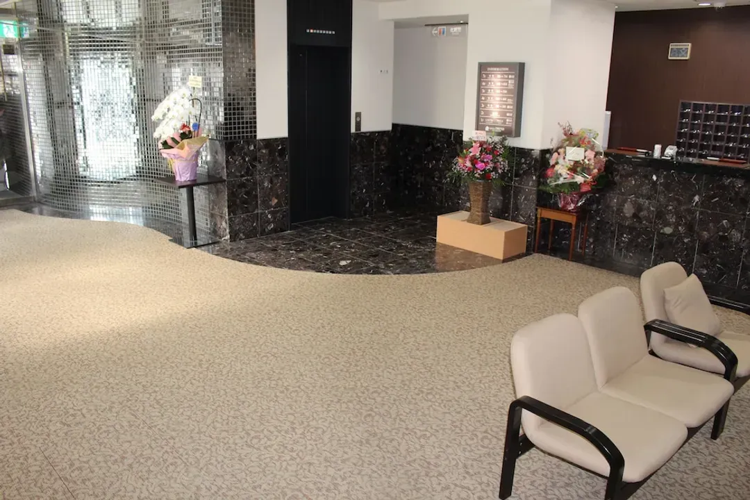 Interior entrance