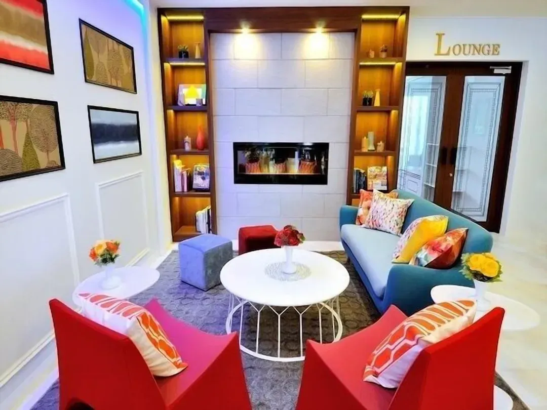 Lobby sitting area