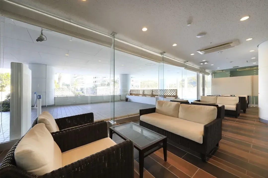 Lobby sitting area