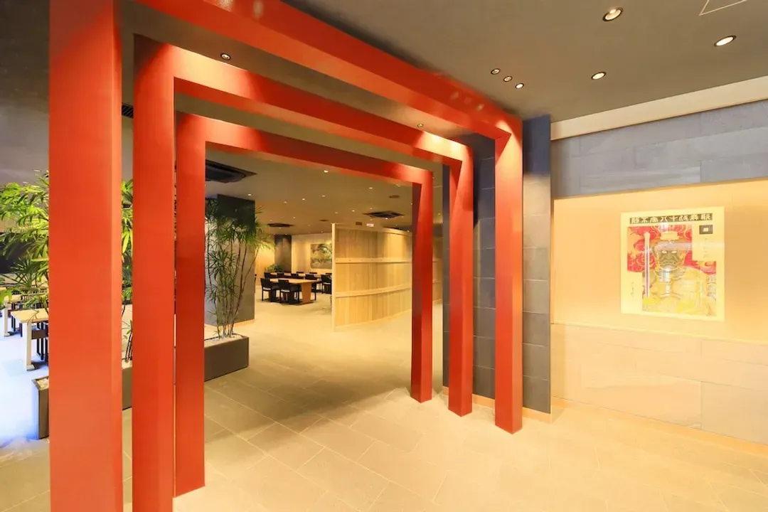Interior entrance