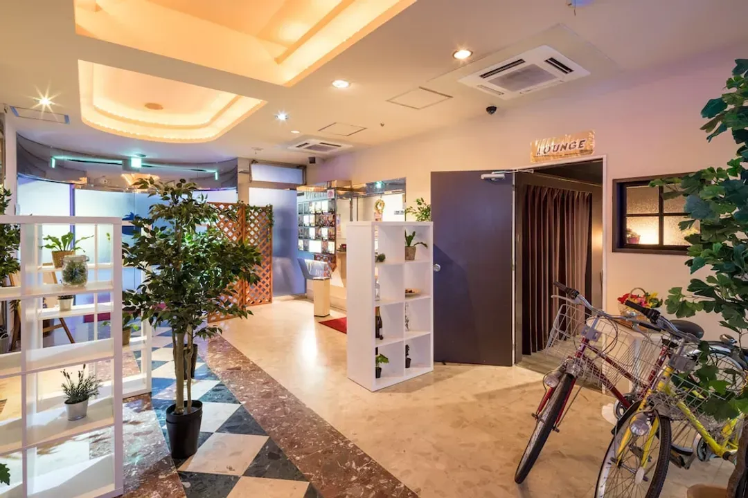 Interior entrance