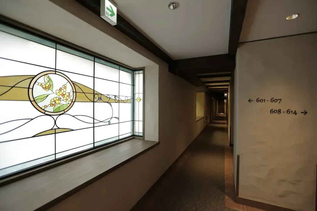 Interior entrance