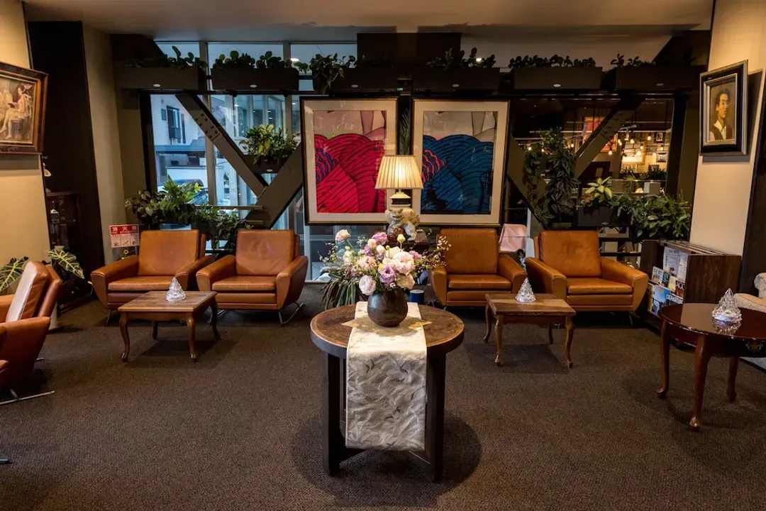 Lobby sitting area