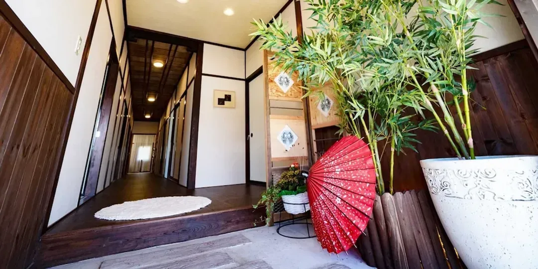 Interior entrance