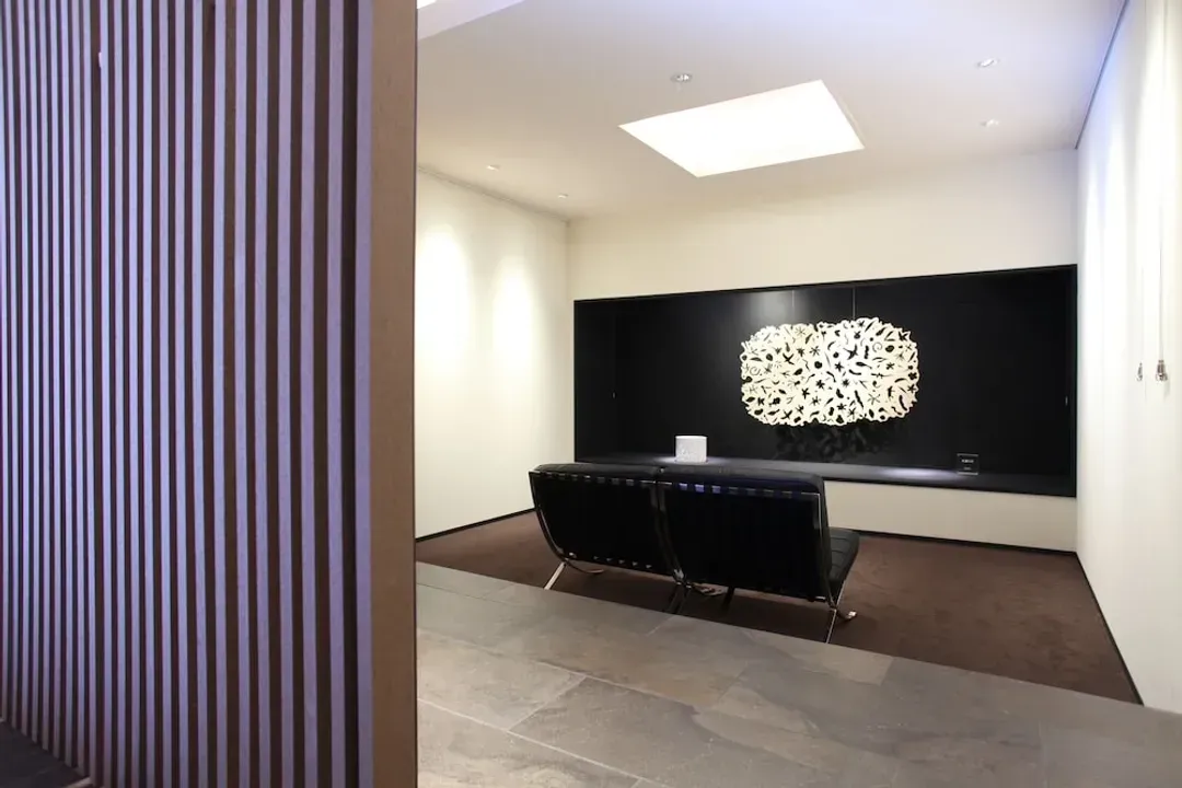 Interior entrance