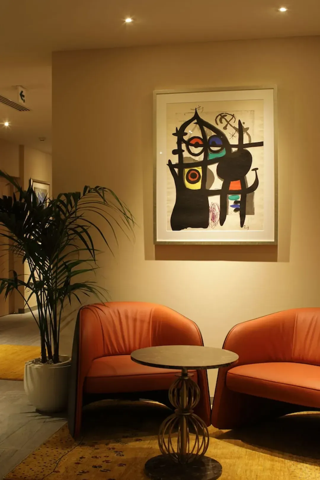 Lobby sitting area