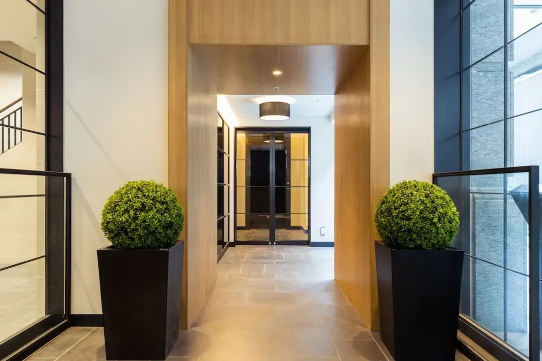 Interior entrance