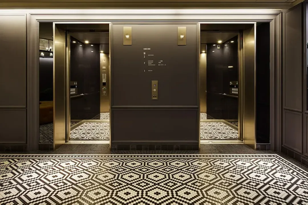 Interior entrance