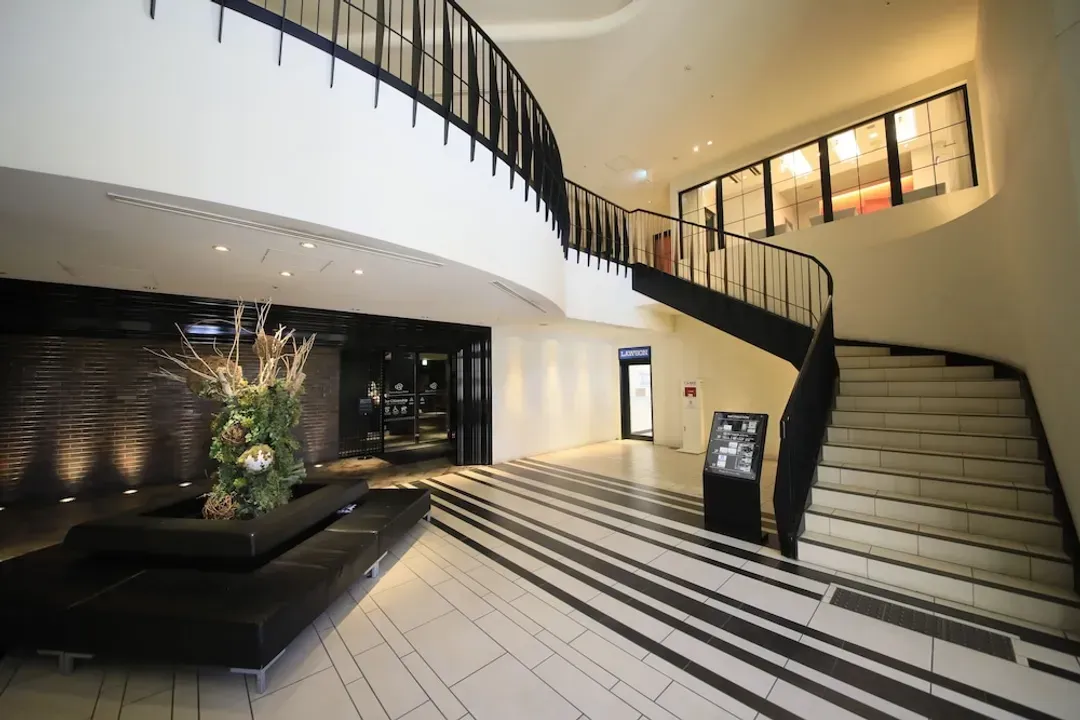 Interior entrance