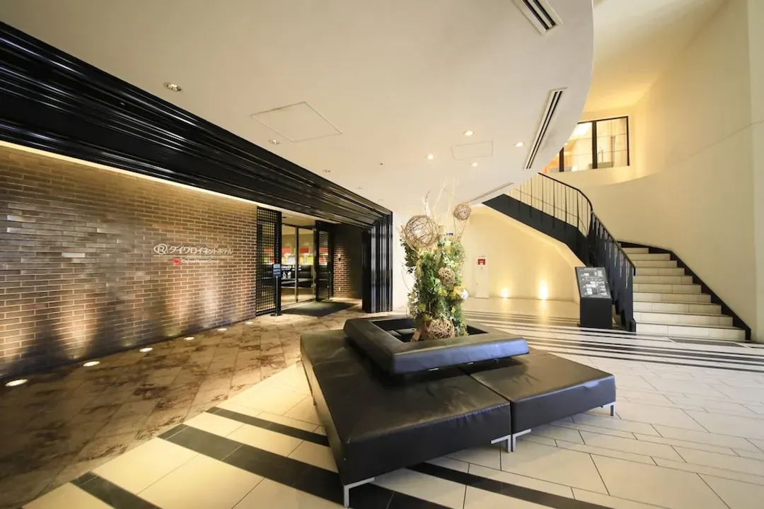 Interior entrance