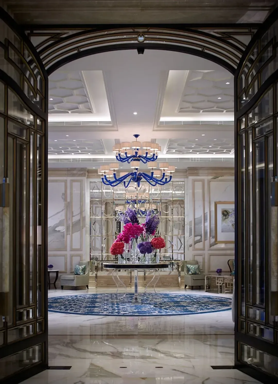 Interior entrance