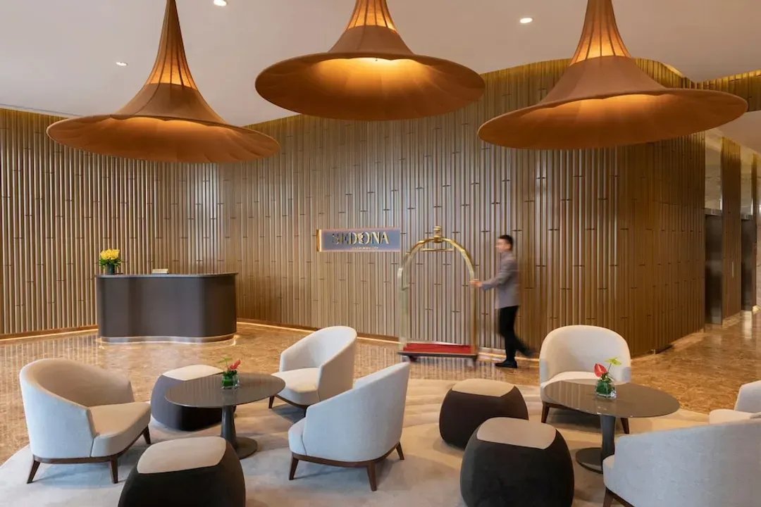 Lobby sitting area