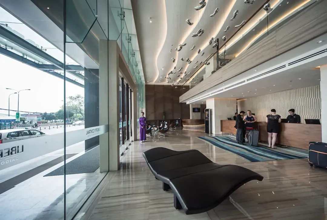Lobby sitting area