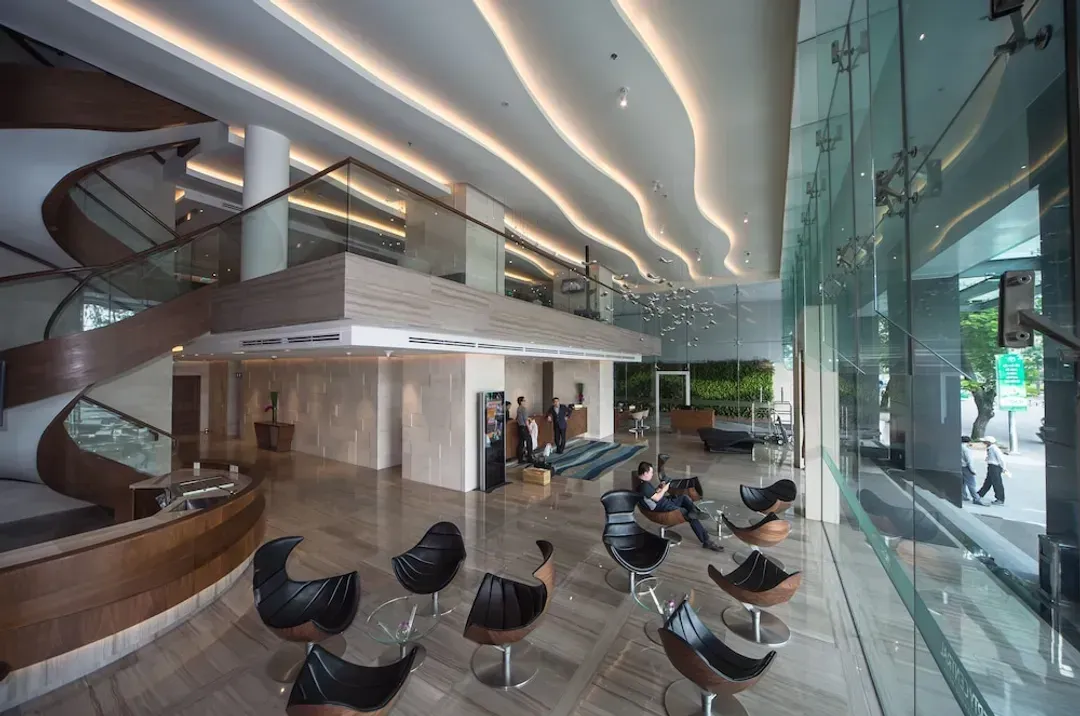 Lobby sitting area
