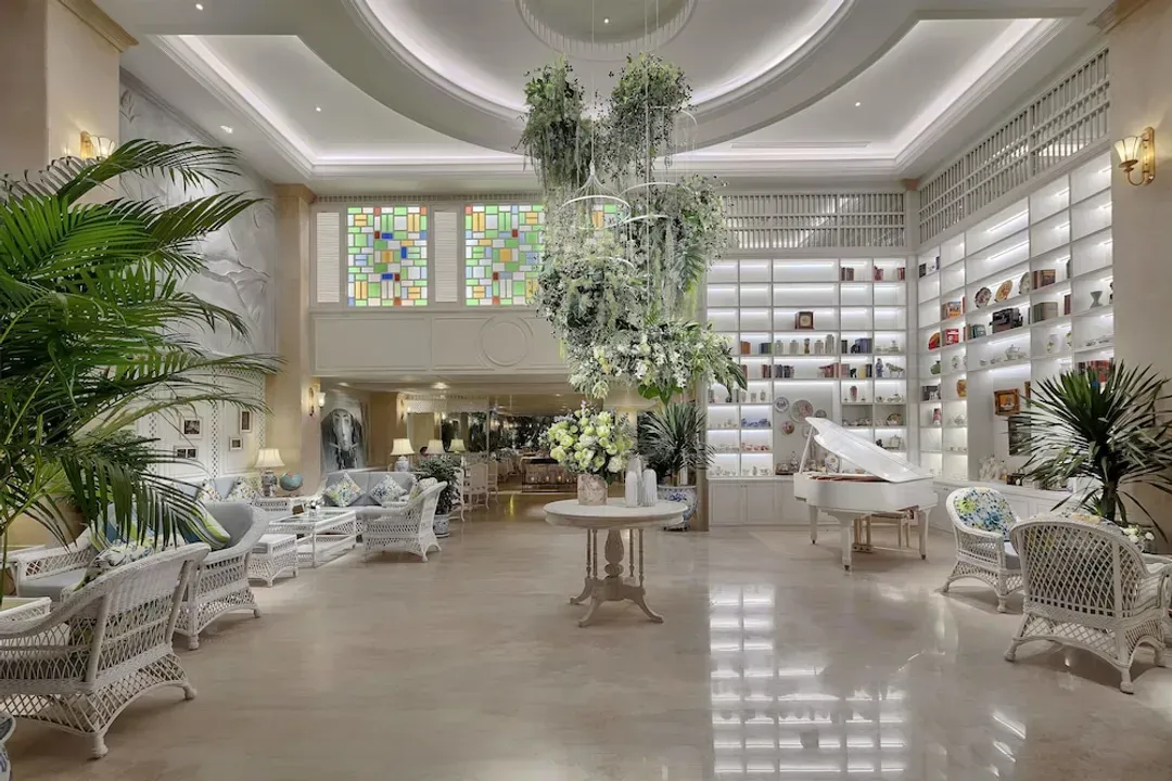 Lobby sitting area