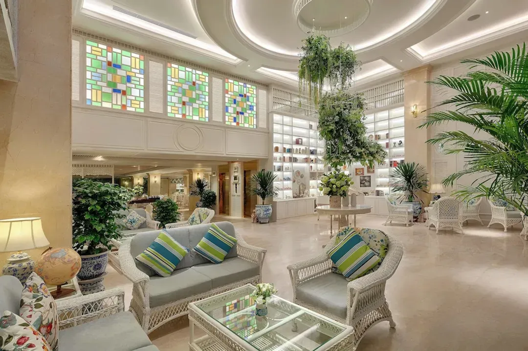 Lobby sitting area
