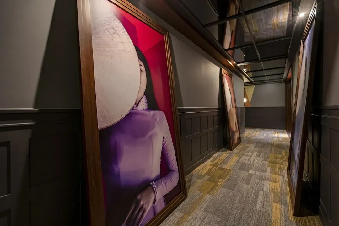 Interior entrance