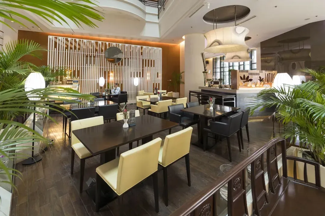Lobby sitting area
