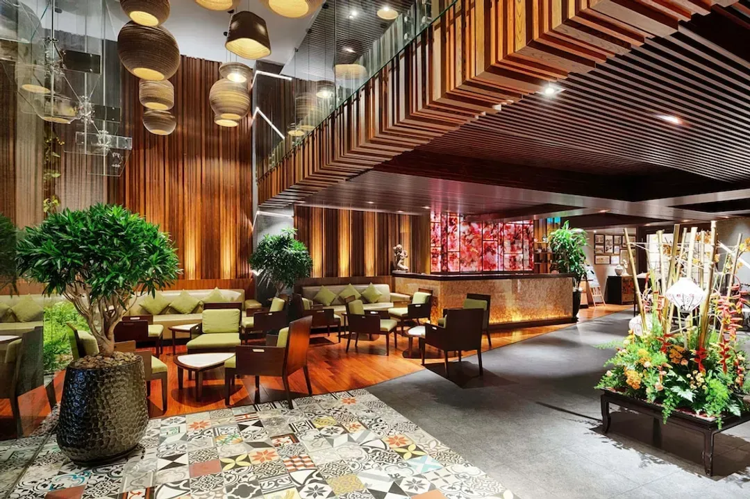 Lobby sitting area