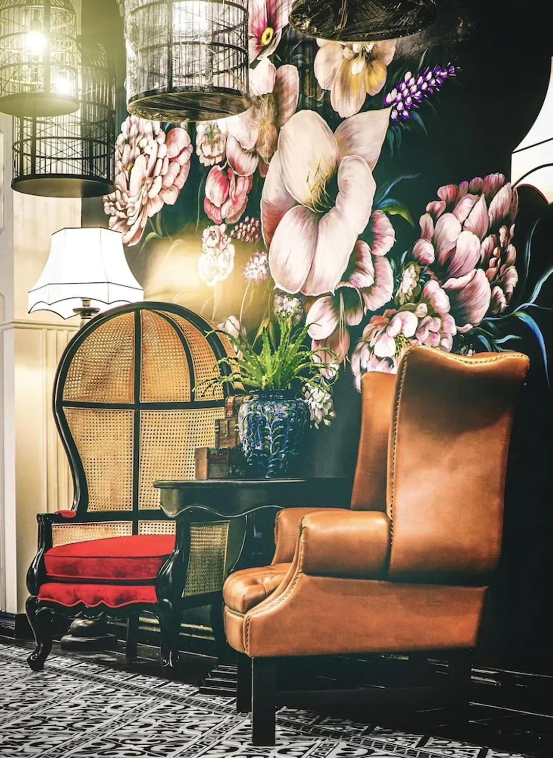Lobby sitting area